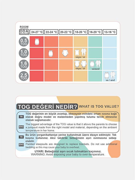 2.5 Tog Elyafl? K?z Bebek Uyku Tulumu - Waikiki фото 2