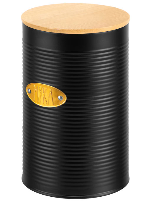 Банка для муки 2,3 л 12,5*12,5*20,5 см Черная - Elan gallery фото 4