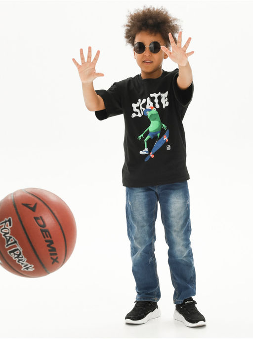 Футболка Скейт черный мальчик - София фото 4