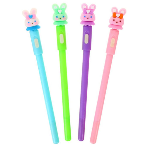 Цена за 12 шт. Ручка световая «Заинька», синие чернила, МИКС