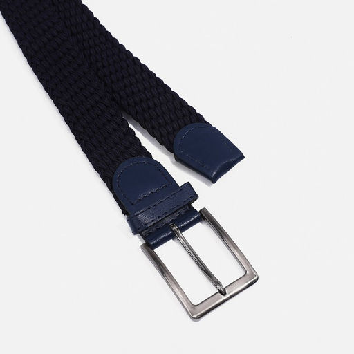 Ремень, ширина 3.5 см, резинка, пряжка металл, цвет синий - Simaland фото 2