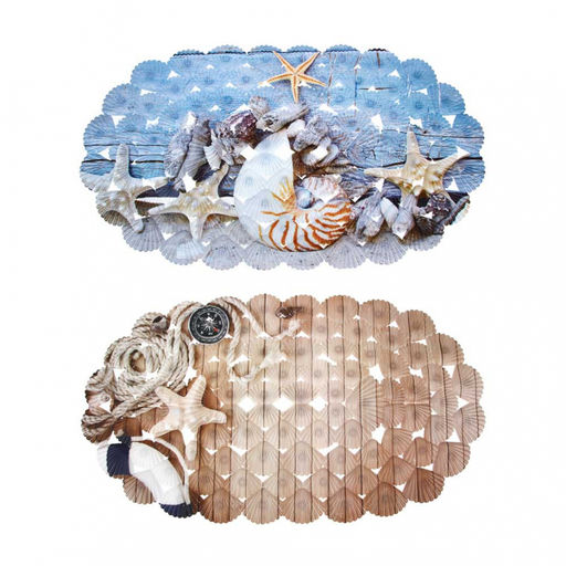 Коврик противоскользящий 66x38 см тм VETTA Парадиз, ПВХ, арт. 403-096