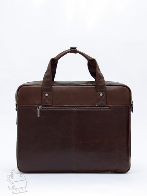 Портфель мужской кожаный 816XXL brown Fuzhiniao