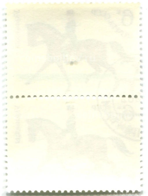 Марка Украинская порода лошадей 1982 год (блок из 2 марок)