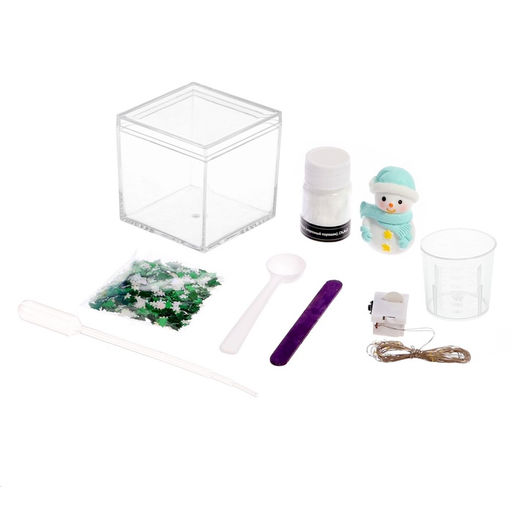 Снежный ночник своими руками Снеговик - Эврики фото 17