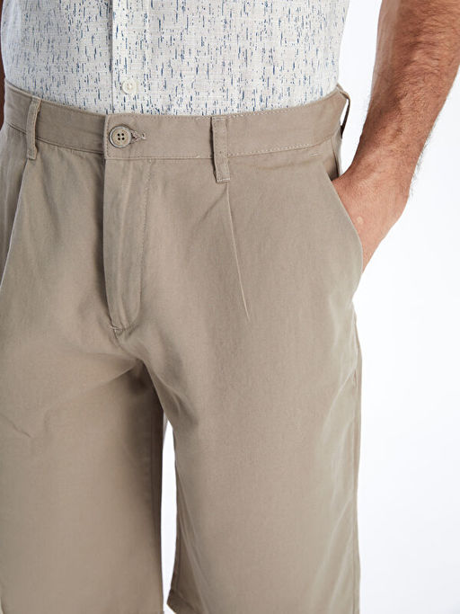 Rahat Kal?p Gabardin Erkek Bermuda ?ort