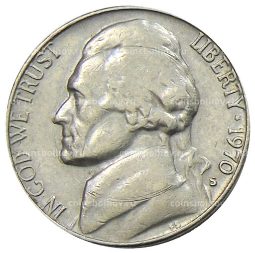 5 центов 1970 года S США