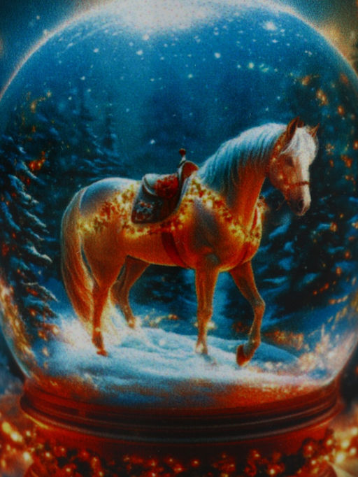 Кружка новогодняя керамическая «Тепла и уюта в Новом году!», лошадь, 320 мл