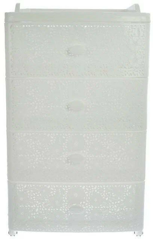 Комод широкий "Лаура" 4-х секционный белый М6791