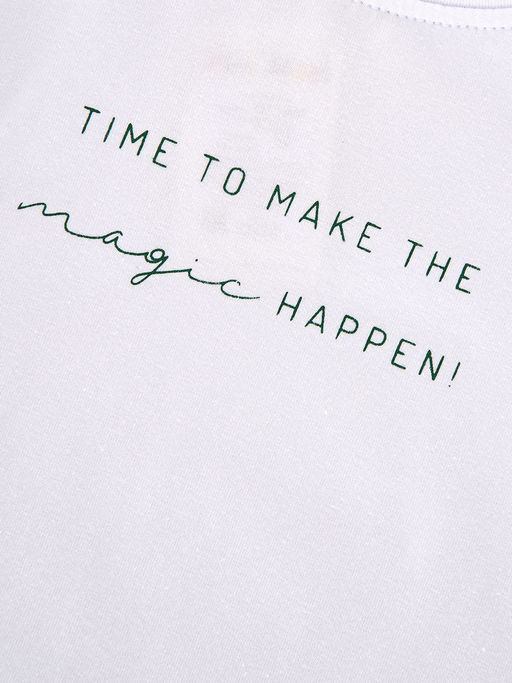 Комплект для девочки UD 7496/7207 бел/полоса - Mini maxi фото 3