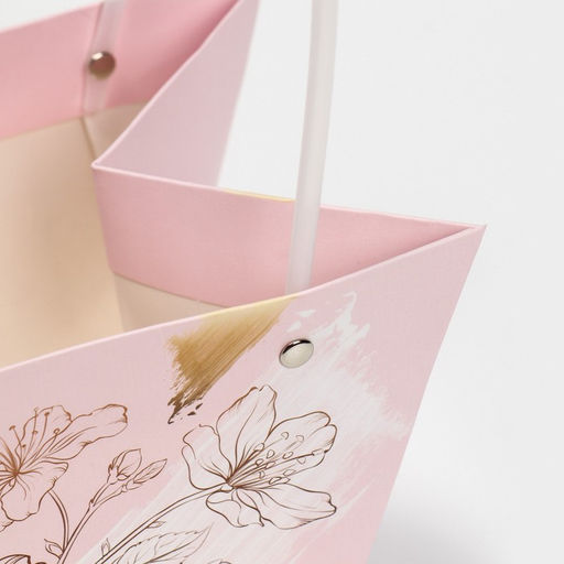 Пакет влагостойкий для цветов Нежность, 20?12?12 см