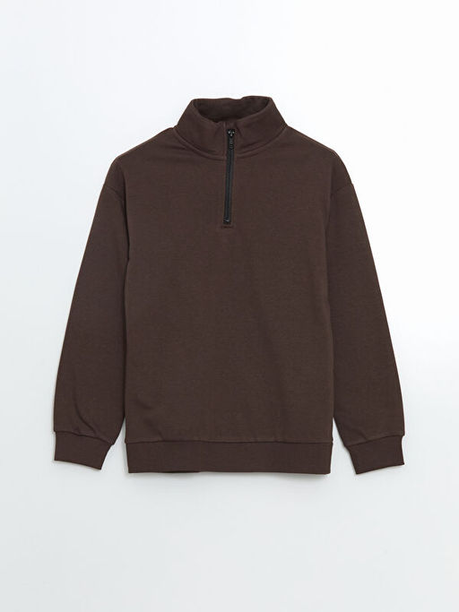 Dik Yaka Erkek ?ocuk Sweatshirt