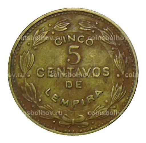 5 сентаво 1975 года Гондурас