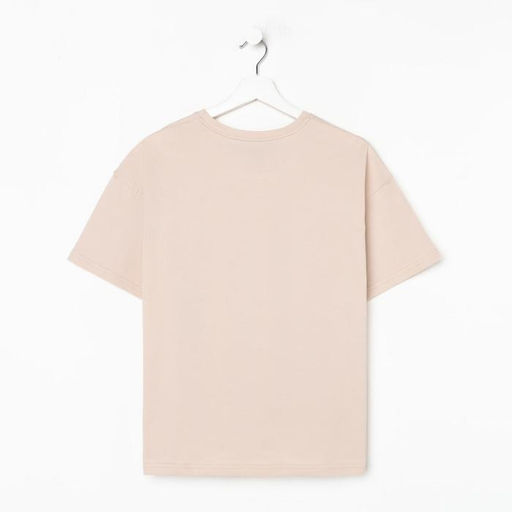 Футболка женская MIST basic, размер 44-46, бежевая