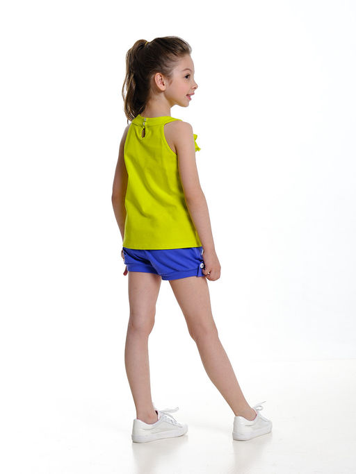 Комплект летний для девочки UD 1733/1734 неон - Mini maxi фото 2