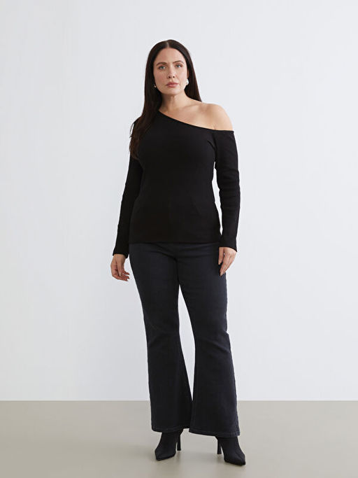 Tek Omuz Fitilli Bluz