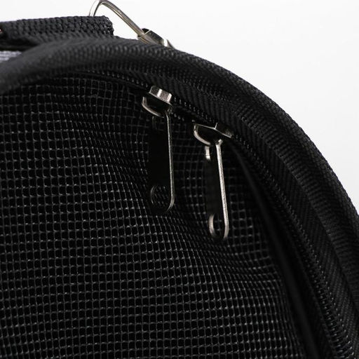 Сумка-переноска каркасная Зимние коты, размер M, 40 х 21 х 27 см - Пижон фото 4