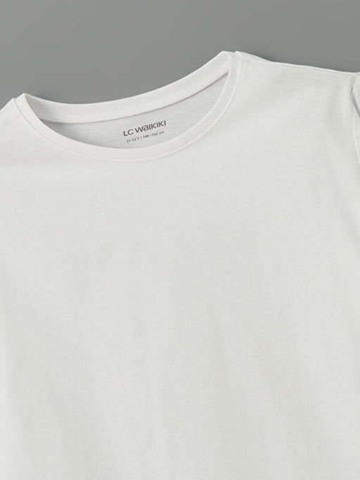 Bisiklet Yaka K?z ?ocuk Ti??rt