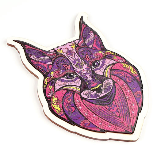 Пазл деревянный фигурный Рысь, в раме - Puzzle фото 9