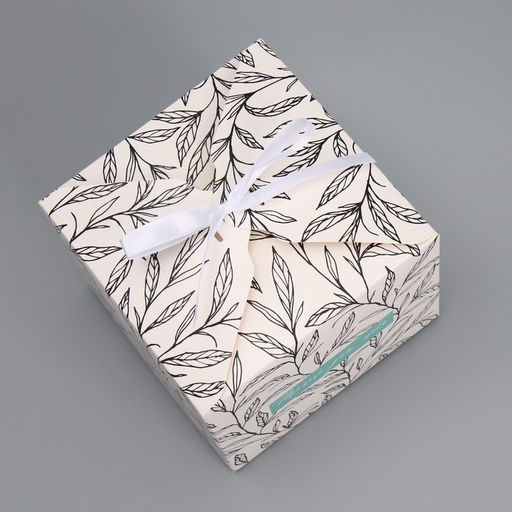 Цена за 2 шт. Коробка подарочная складная, упаковка, «Только для тебя », 12 х 12 х 12 см