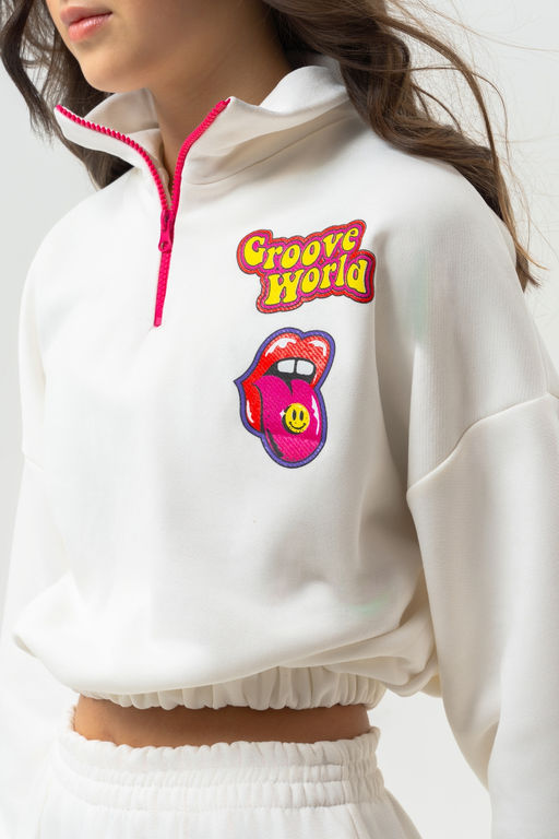 Костюм спортивный с зипкой 376MLK