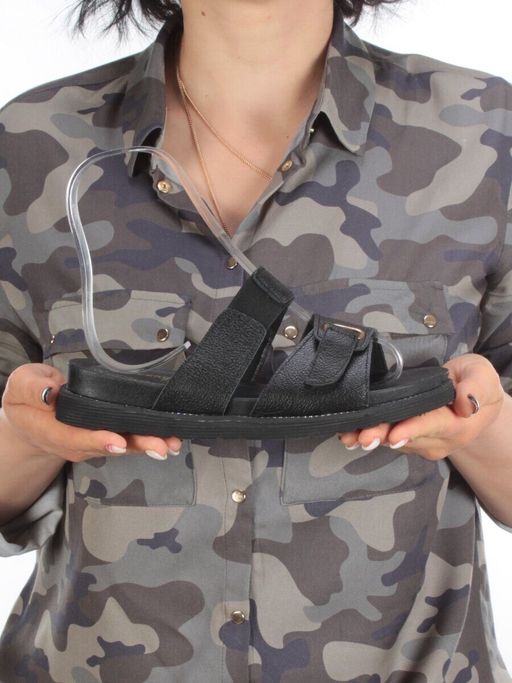 08-K25 BLACK Сандалии женские (натуральная кожа) - Фабричный китай фото 2