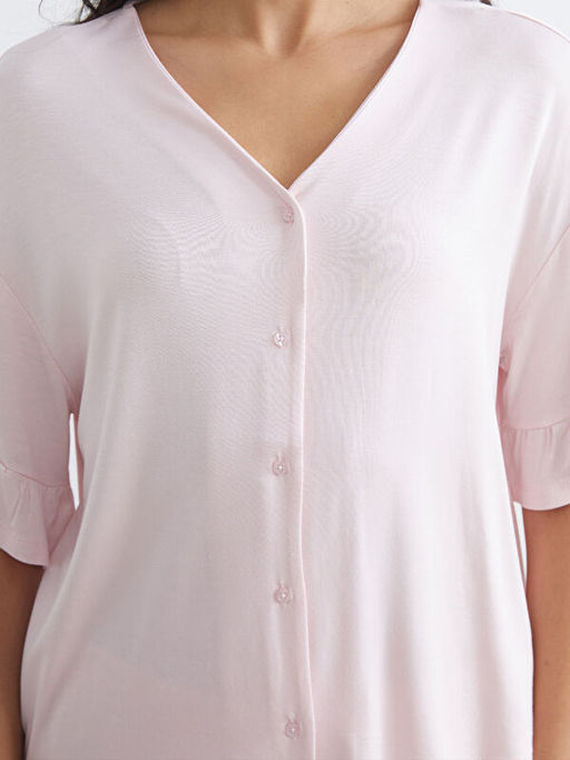 V Yaka Kad?n Pijama Tak?m