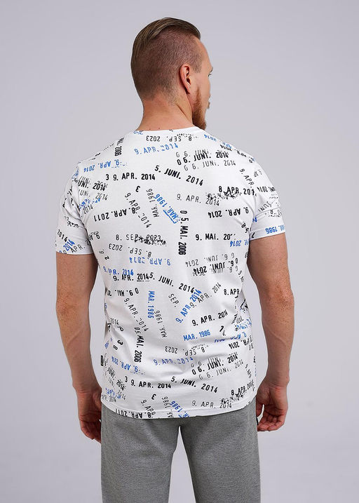 CLE Футболка муж. 542284/05гн_п белый/т.синий - Clever wear фото 3
