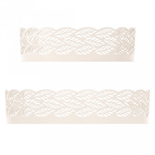 Корзина-сухарница пластмассовая "Эдем" 25,5х19,5х6см, бежевый (Россия)