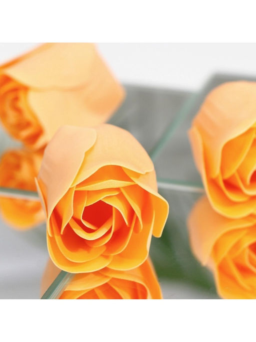 Мыльные розы, оранжевые, набор 3 шт. - SB BEAUTY фото 6