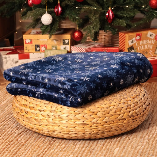 Плед «LoveLife. Снегопад» 200×220 см, велсофт