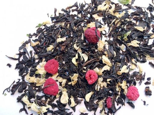 КамлёвЪ Черный чай крупнолистовой Лесная малина, 500 г