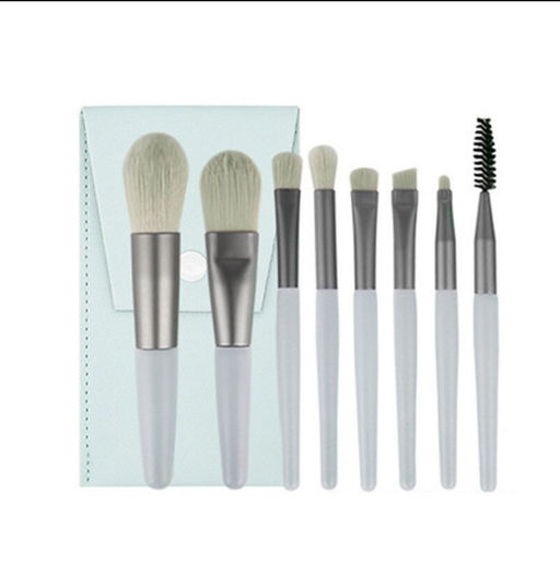 Набор кисточек для макияжа 8 шт. с чехлом