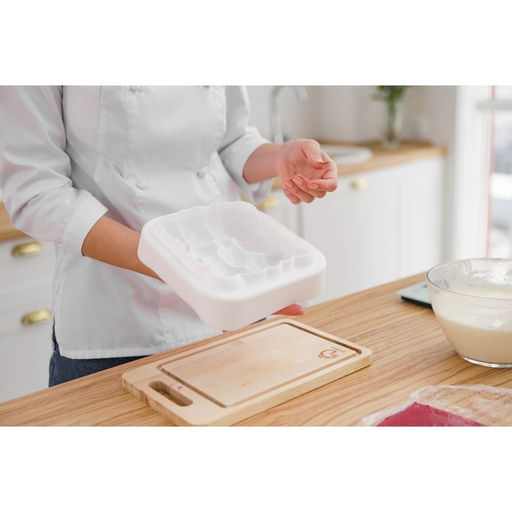 Форма для муссовых десертов и выпечки KONFINETTA Воздушные пузыри, силикон, 20?5,5 см, цвет белый  фото 8