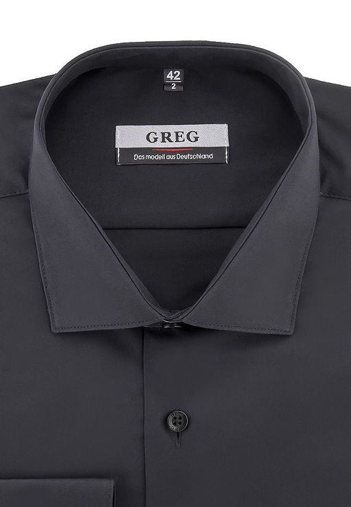 Сорочка мужская длинный рукав GREG 340/119/BLK фото 10