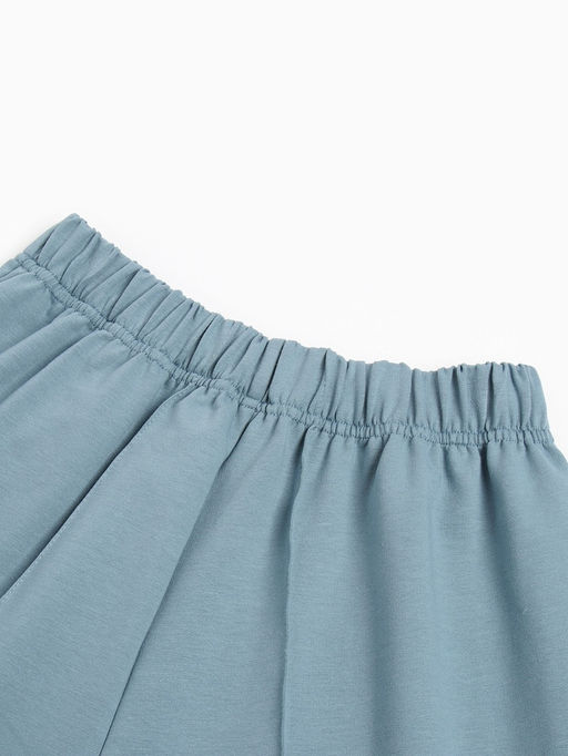 Костюм спортивный женский: футболка, шорты, MINAKU: Casual Collection, пепельный, размер 44
