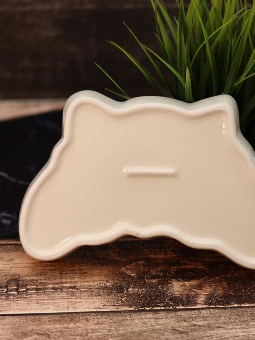 Тарелка керамическая iLikeGift Funny croissant, 20,3х13х2,5 см