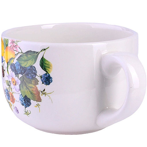 60143 Кружка-супница 550мл Лесные ягоды с лимонами доломит LR (х36) - Mayer&boch фото 2