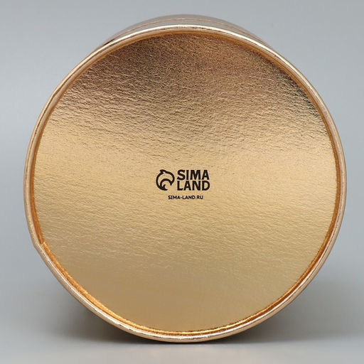 Набор золотых шляпных коробок 2 в 1 С Новым годом, 12 х 12, 15 х 15 см - Дарите счастье фото 6