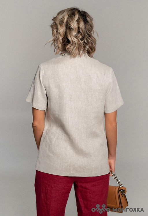 Рубашка из 100% льна премиального качестваМехико - Vals фото 4