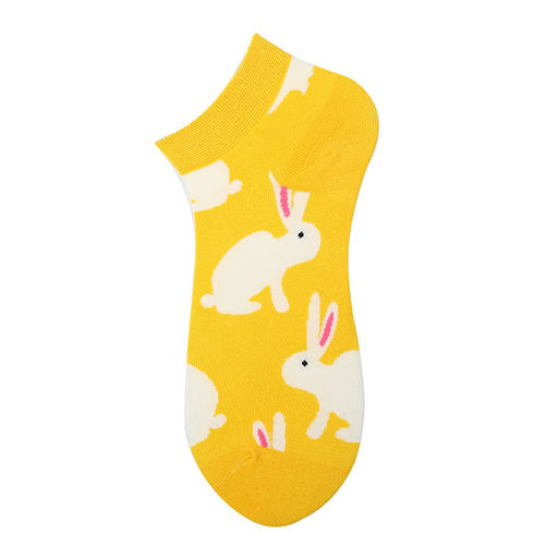 Короткие носки р. 37-44 Summer Кролики - Krumpy фото 3