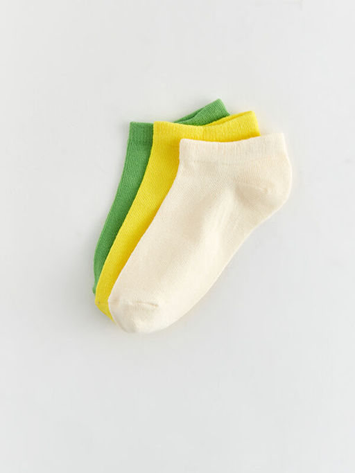 Basic K?z ?ocuk Patik ?orap 3l? - Waikiki фото 2