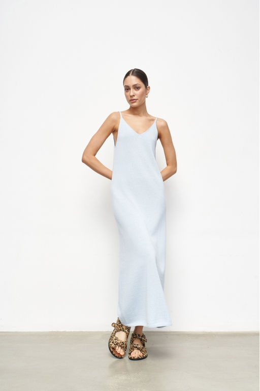 Платье Cotton Light Blue - Erist store фото 2