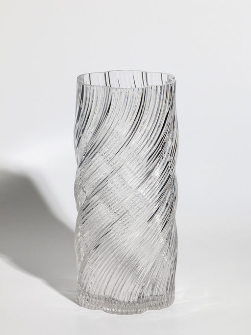 Ваза «Бриджит», 24.5×11 см, стекло, прозрачная