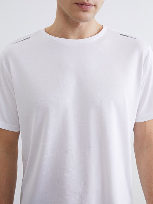 Bisiklet Yaka Erkek Spor Ti??rt