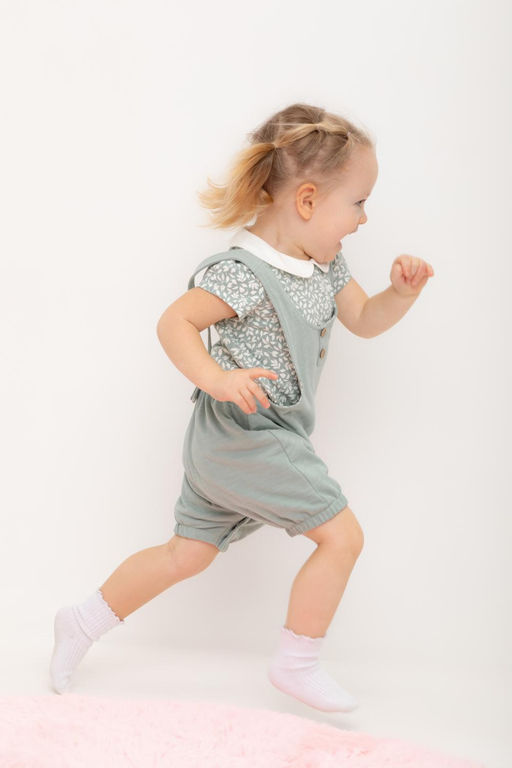 КР 6500/холодная мята к475 полукомбинезон д/дев яс - Crockid фото 3