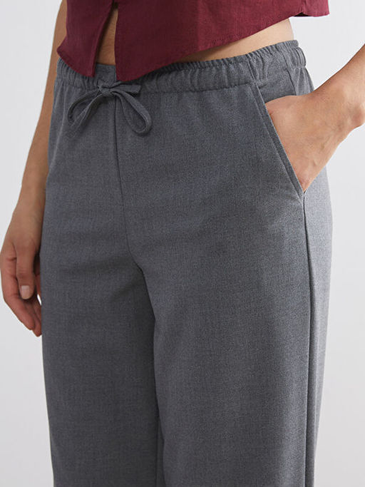 Beli Lastikli Geni? Pa?a Kad?n Pantolon