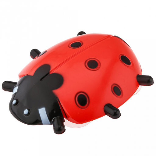 Термометр уличный +50-40С "Божья коровка" 16х15,5см, на присосках, пластик, в п/эт пакете на картоне (Китай)