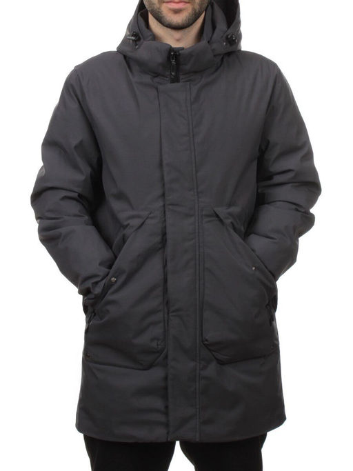 2180 DK. GRAY Куртка мужская зимняя облегченная (130 гр. холлофайбер)