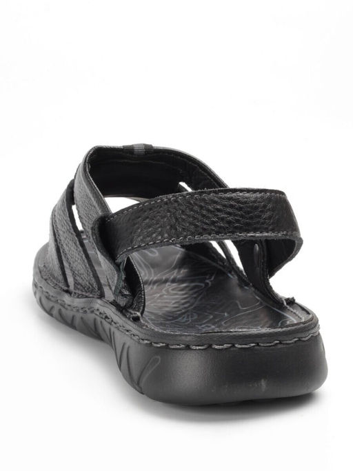 04-P2306-1 BLACK Сандалии мужские (натуральная кожа)